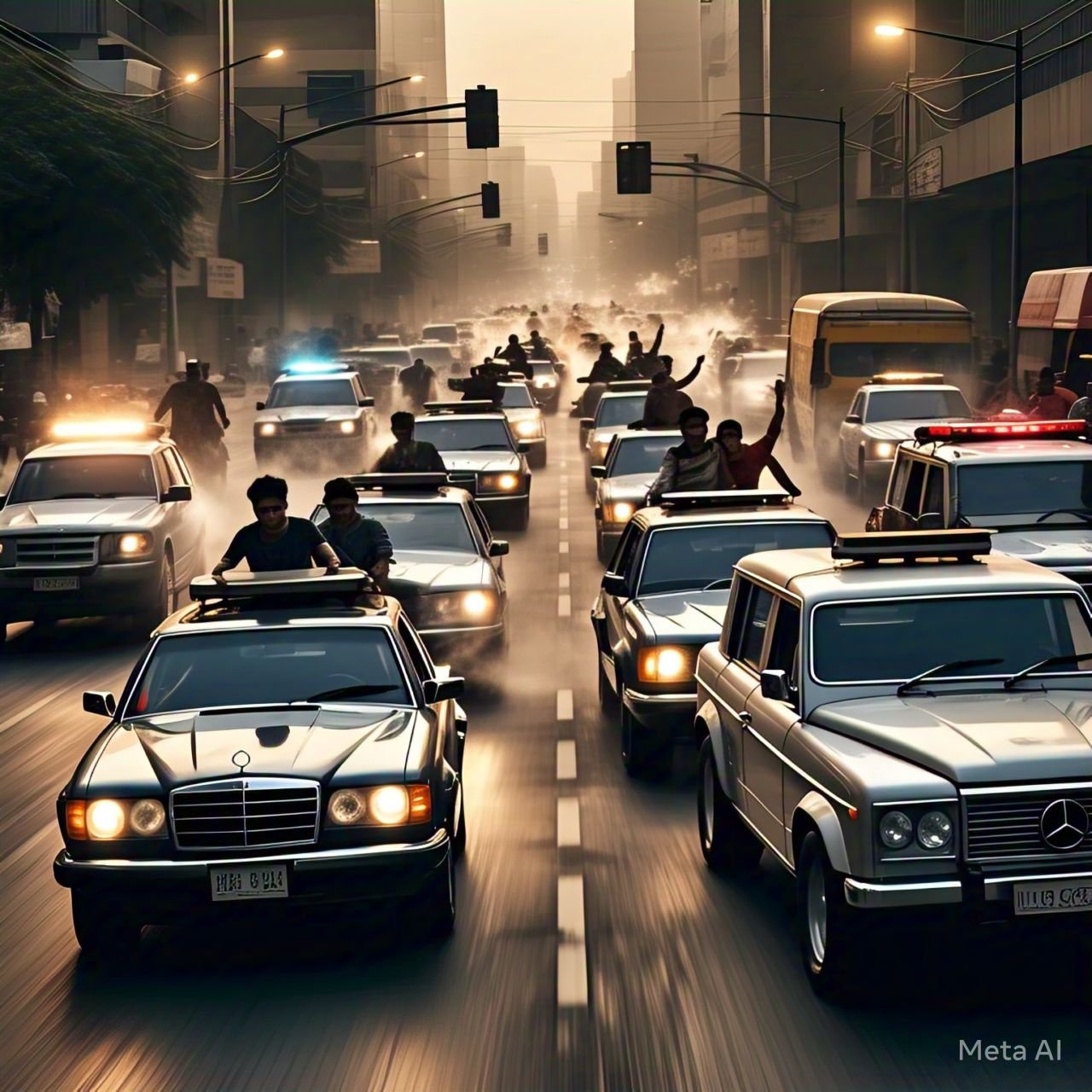 Surat Farewell Celebration Turns Chaotic: Students Parade in Luxury Cars, Violating Traffic Rules