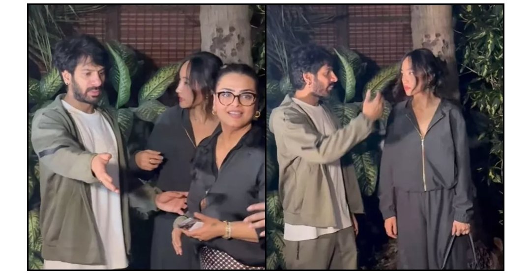 Karanveer Mehra’s kiss with Shilpa Shirodkar angered Chum Darang, and the actor was seen trying to calm down his ‘girlfriend’.