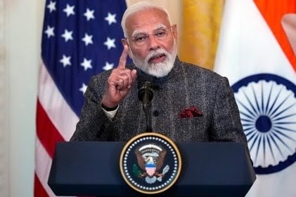 What did PM Modi say in the U.S. about the Gautam Adani bribery case?