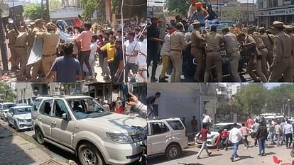 आगरा में बवाल: सपा सांसद के घर करणी सेना का हमला, पथराव और तोड़फोड़ से तनाव