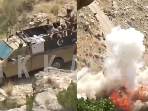 बलूच विद्रोहियों का बड़ा हमला: रिमोट बम से उड़ा पाक सेना का वाहन, 14 सैनिक ढेर